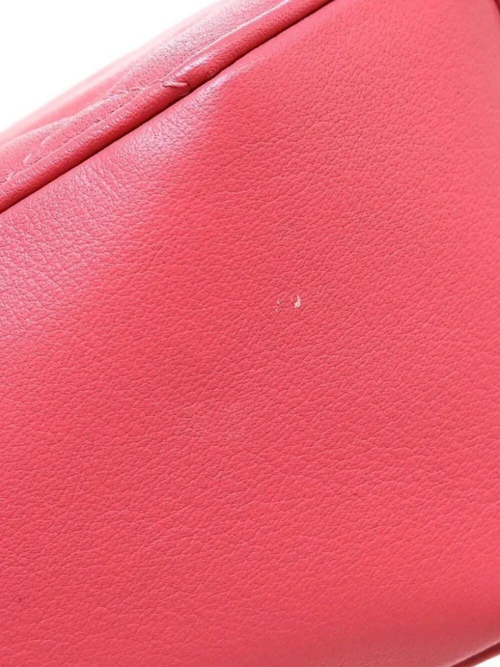 Chanel Pink Lambskin Camera Bag Mini